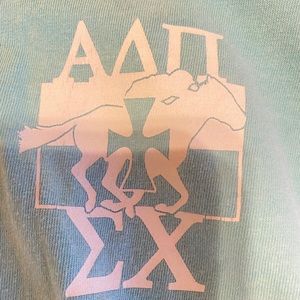 Teal adpi sigma chi t-shirt